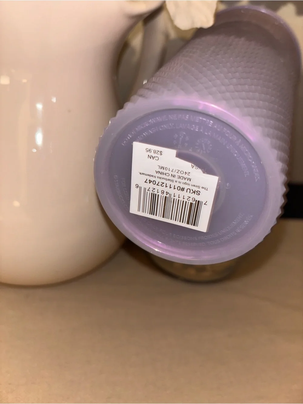 Starbucks iridescent lavender